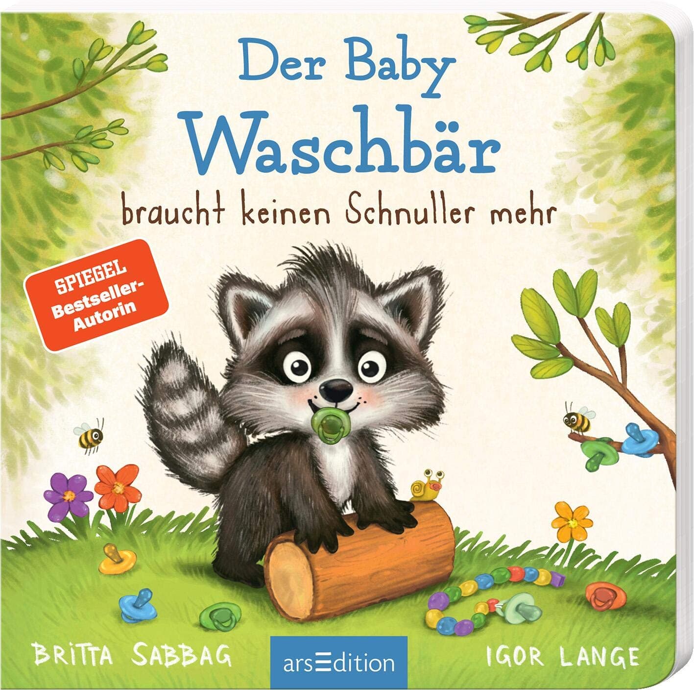 Produktbild: Der Baby Waschbär braucht keinen Schnuller mehr