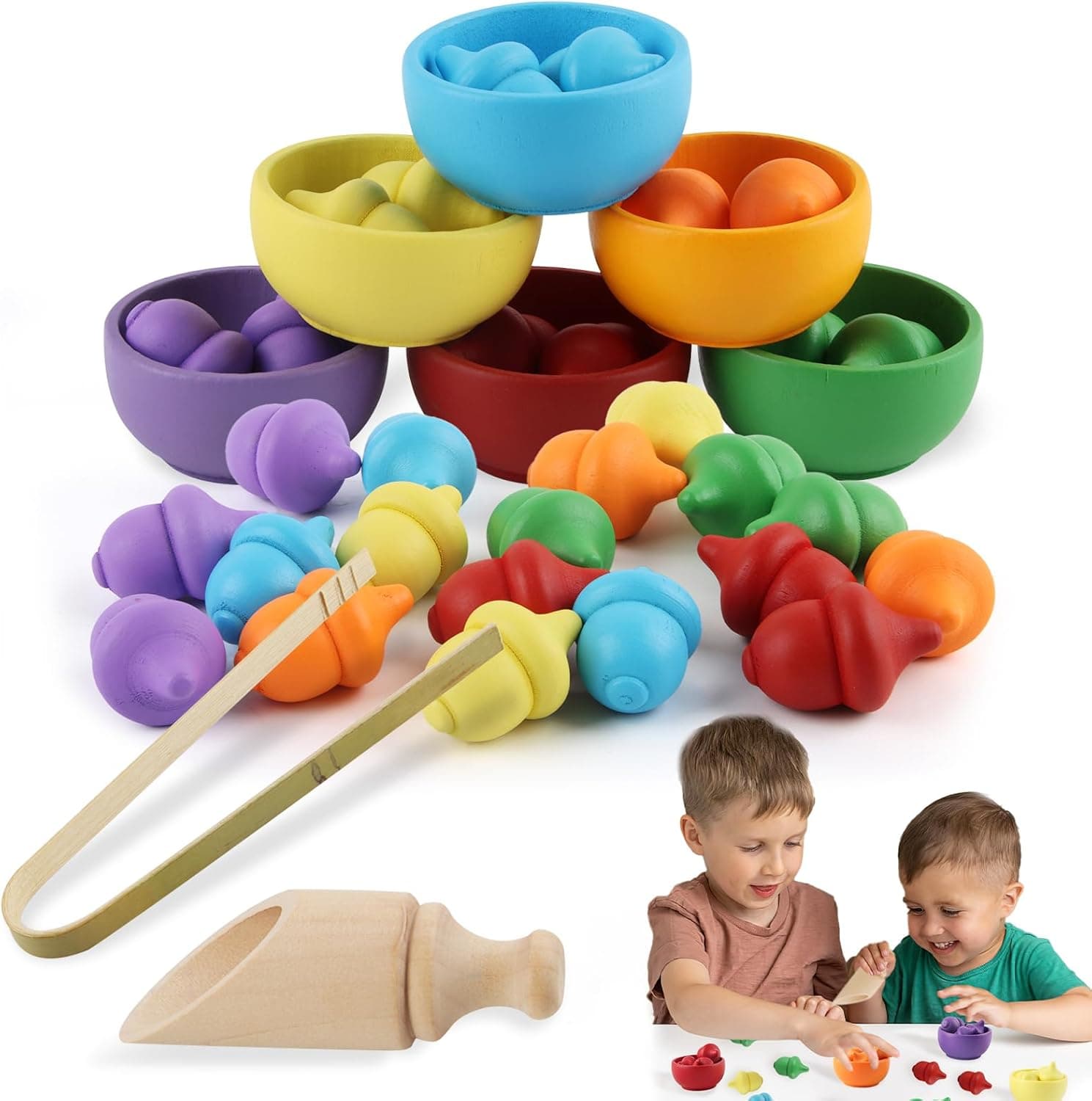 Produktbild: Montessori Sinnesspielzeug-Set